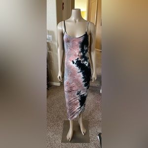 Tie Dye Bodycon Dress